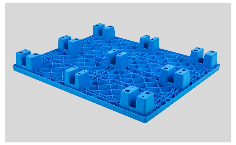 軒盛塑業(yè)1210重型網(wǎng)格九腳塑料托盤(pán)