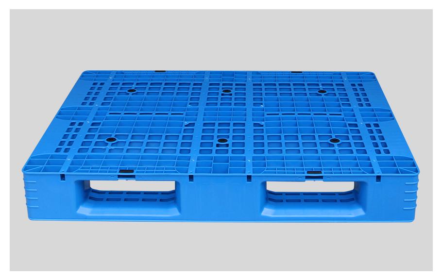 1210網(wǎng)格川字塑料托盤正面