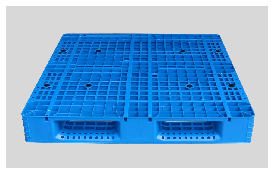 1111網(wǎng)格川字塑料托盤-正面