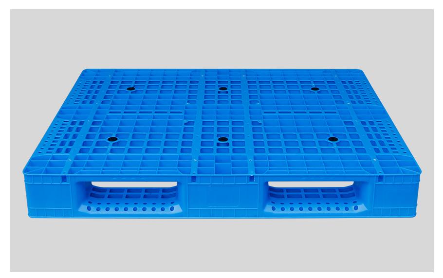 1210網(wǎng)格川字塑料托盤(pán)正面