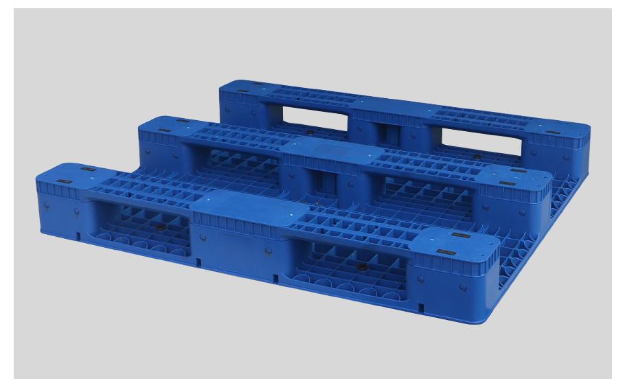 1311網(wǎng)格川字塑料托盤組裝款背面