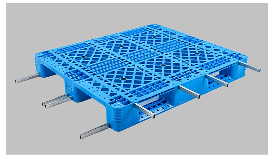 加固結(jié)構(gòu)-1210網(wǎng)格川字重型塑料托盤