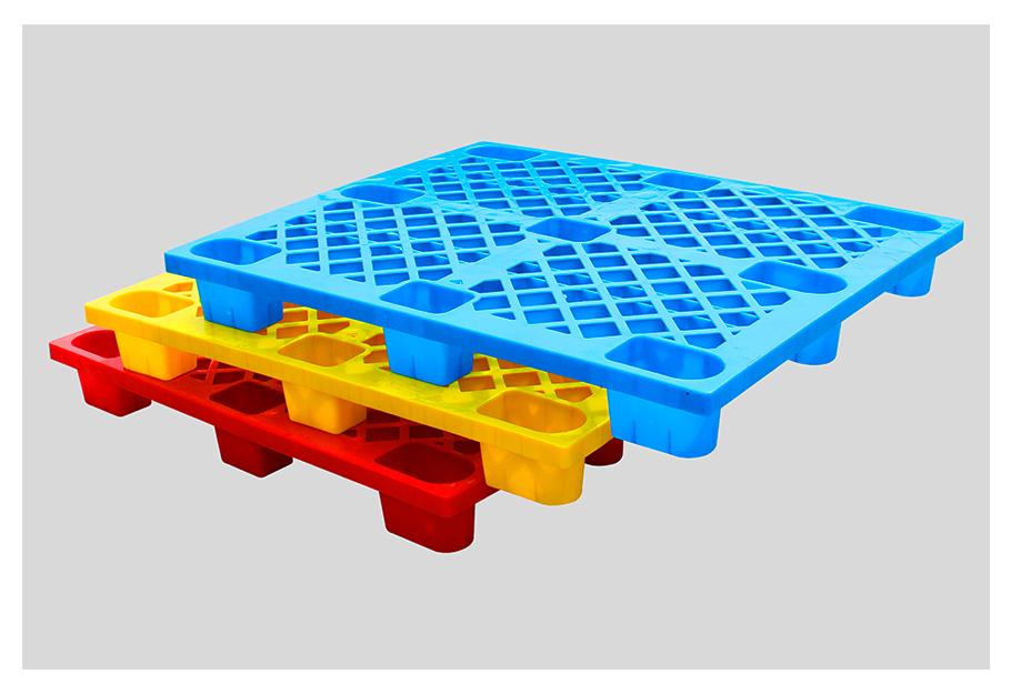 顏色可選-1008網(wǎng)格九腳塑料托盤