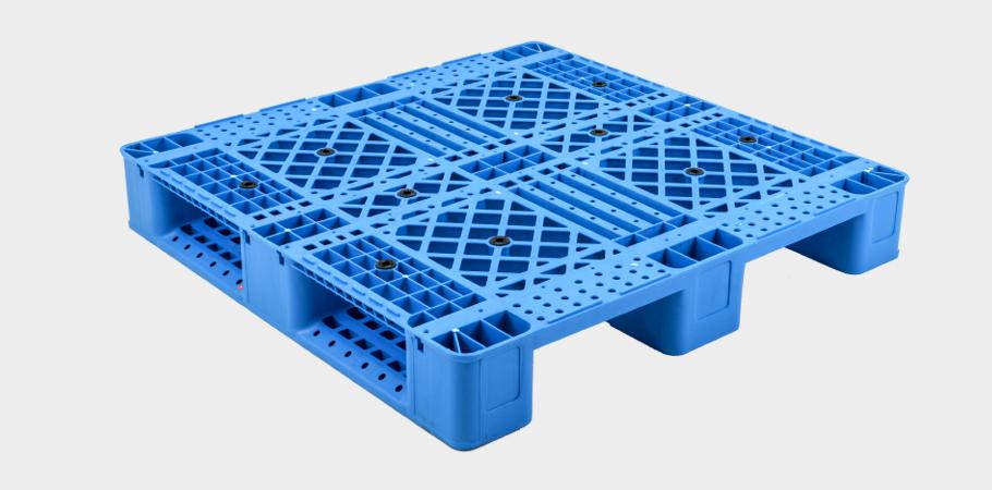 網(wǎng)格川字塑料倉(cāng)庫(kù)托盤(pán)